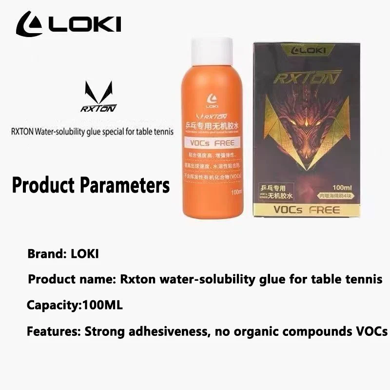 LOKI Waterbased Glue 100ml Wat - Table Tennis Usa incelemesi ve fiyatı
