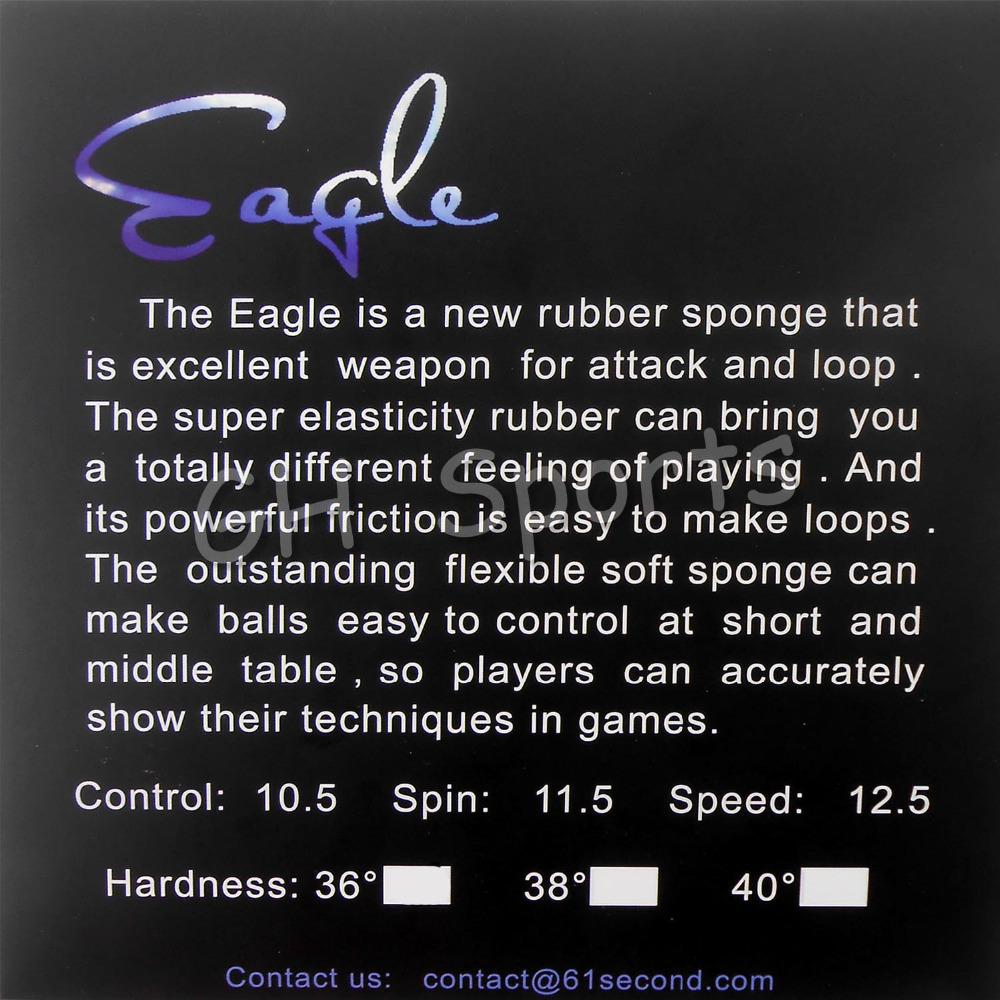 61second Eagle Pips in Table T - Table Tennis Forehand incelemesi ve fiyatı