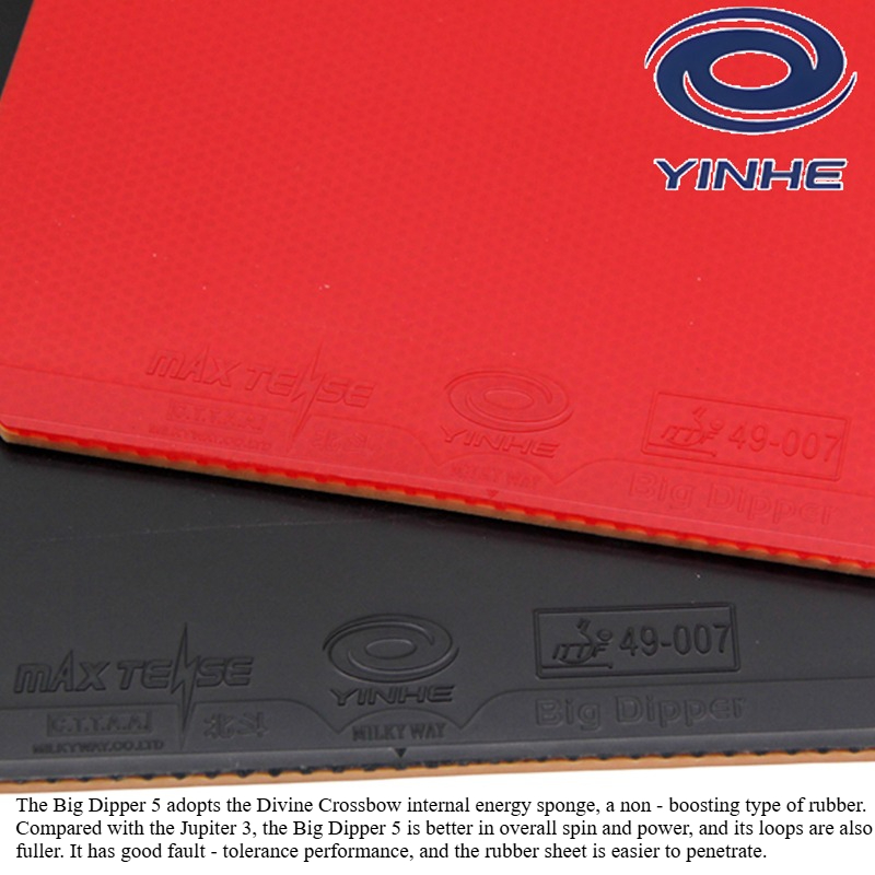 YINHE BIG DIPPER V Table Tenni - Table Tennis Forehand incelemesi ve fiyatı