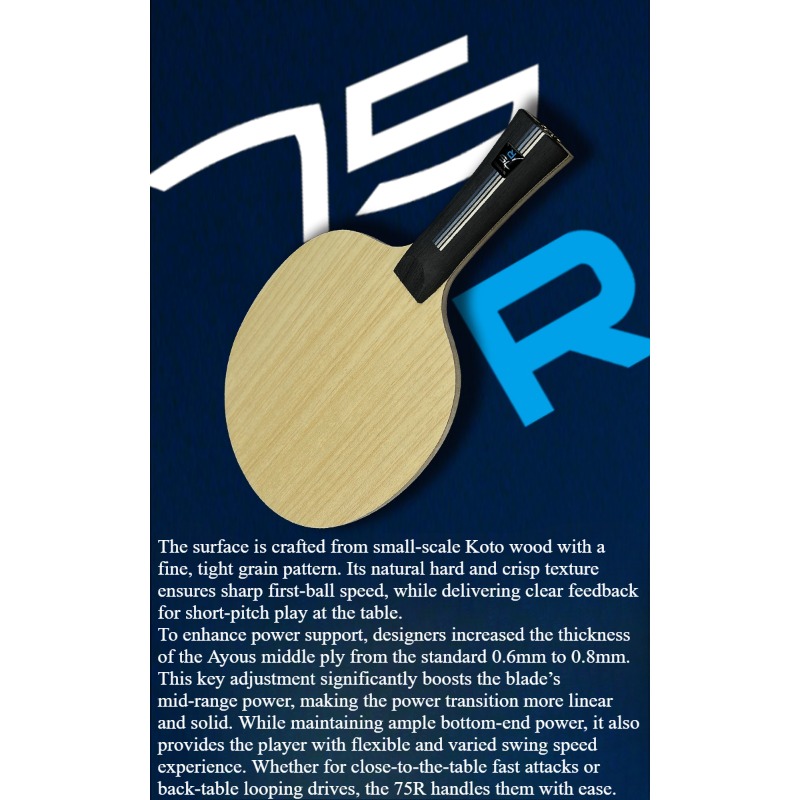 SANWEI 75R 5+2 Outer H-GLC Tab - Table Tennis Usa incelemesi ve fiyatı
