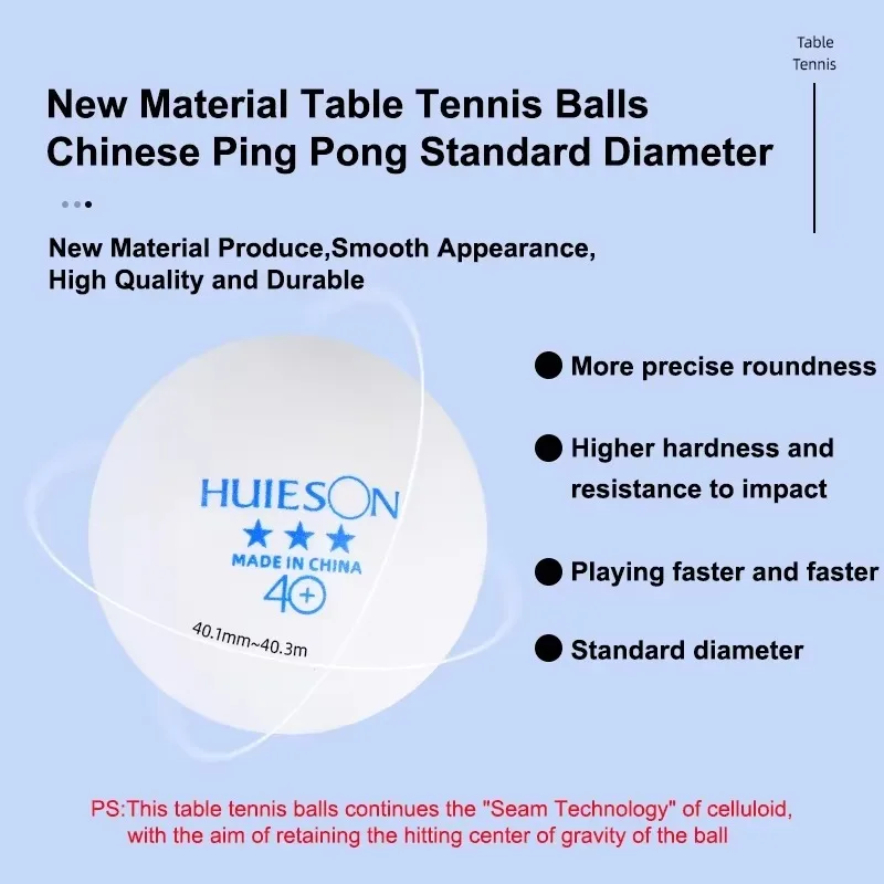 100PCS Huieson Blue Logo Table - Table Tennis Pc incelemesi ve fiyatı
